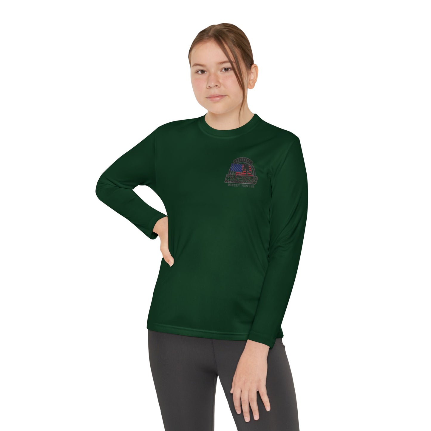 Nebraska Warriors Hockey Program Long Sleeve Tee Youth