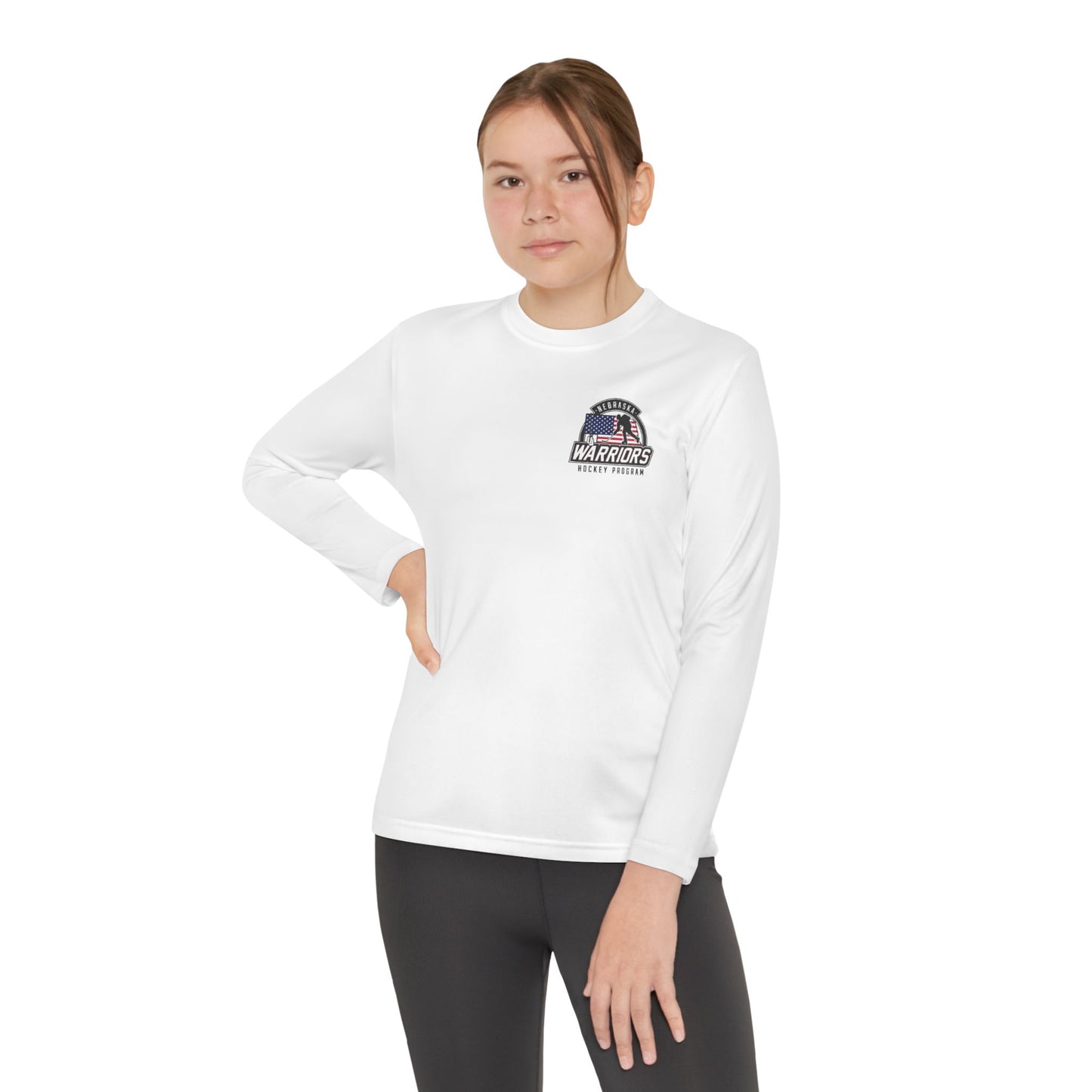 Nebraska Warriors Hockey Program Long Sleeve Tee Youth