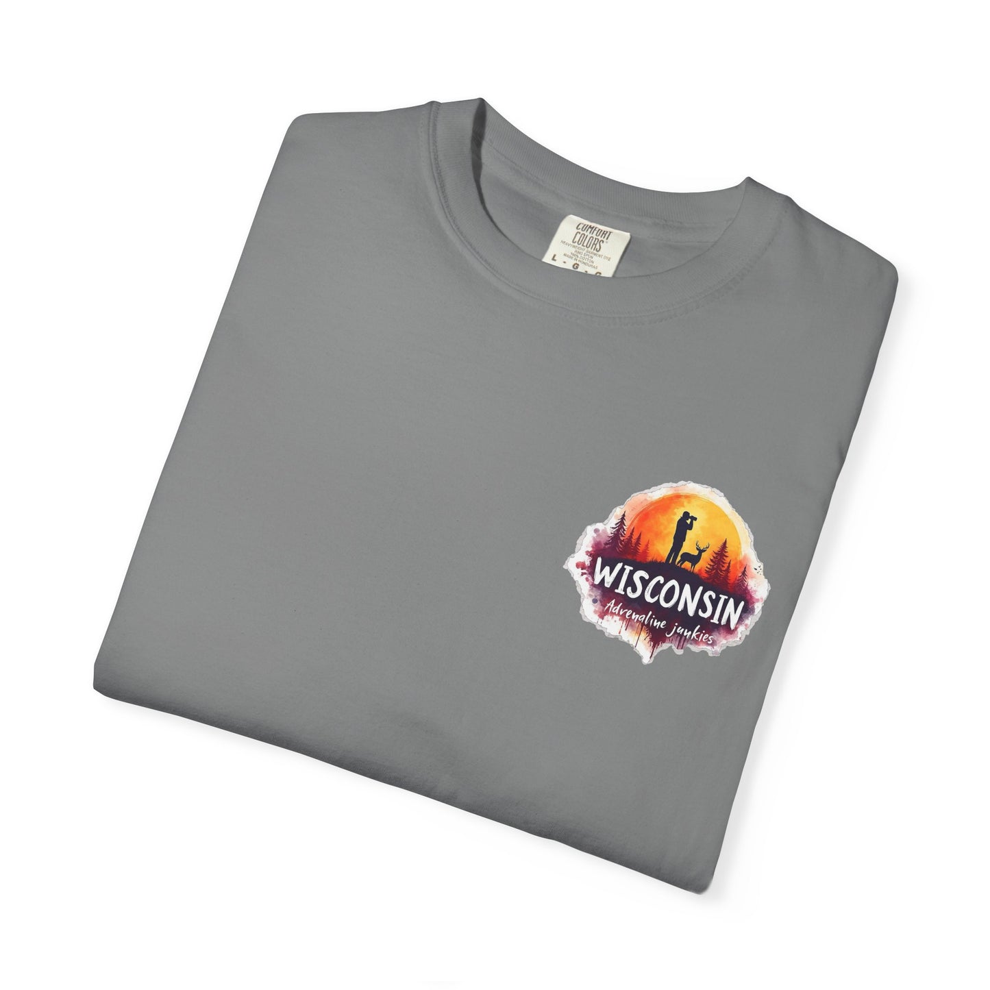 Wisconsin Adrenaline Junkies Unisex Garment-Dyed T-shirt