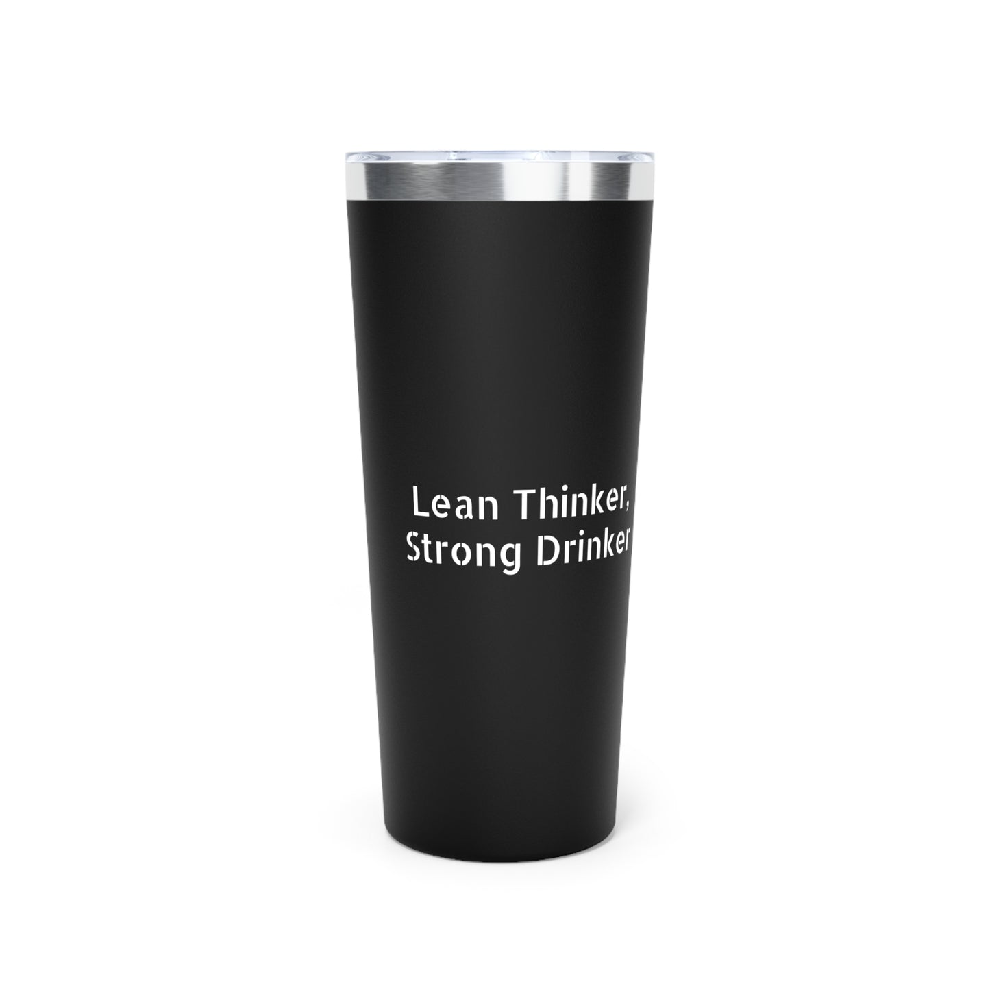 Training 101 Academy Copper Vacuum Insulated Tumbler, 22oz Lean Thinker, Strong Drinker