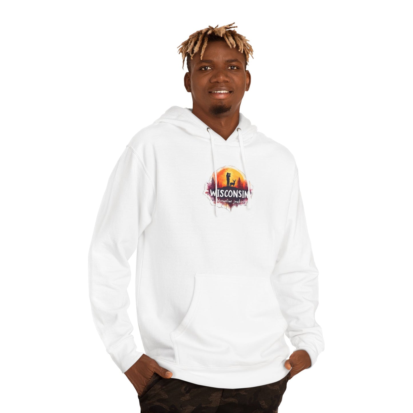 Wisconsin adrenaline junkies - Unisex Hooded Sweatshirt