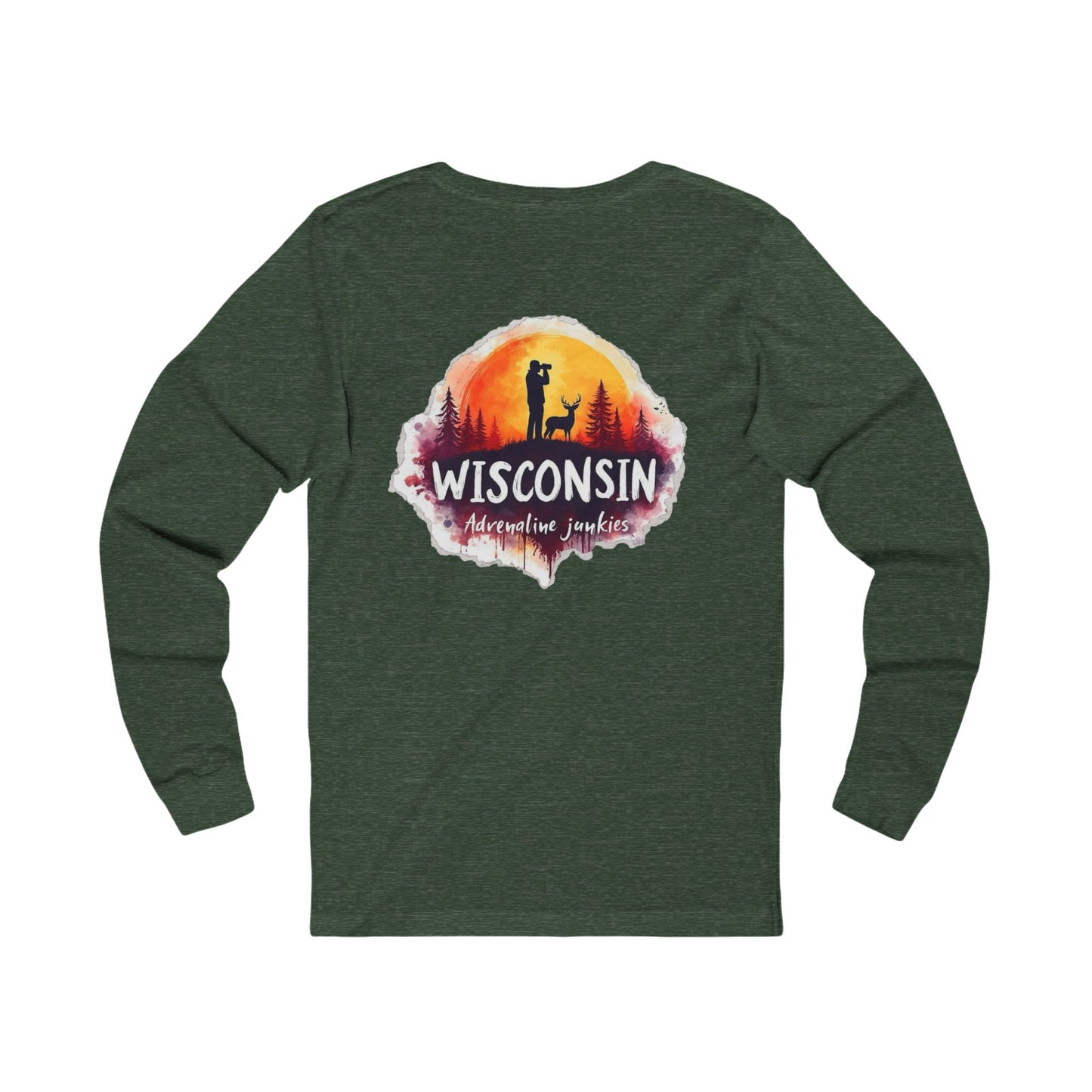 Wisconsin Adrenaline Junkies - Unisex Jersey Long Sleeve Tee