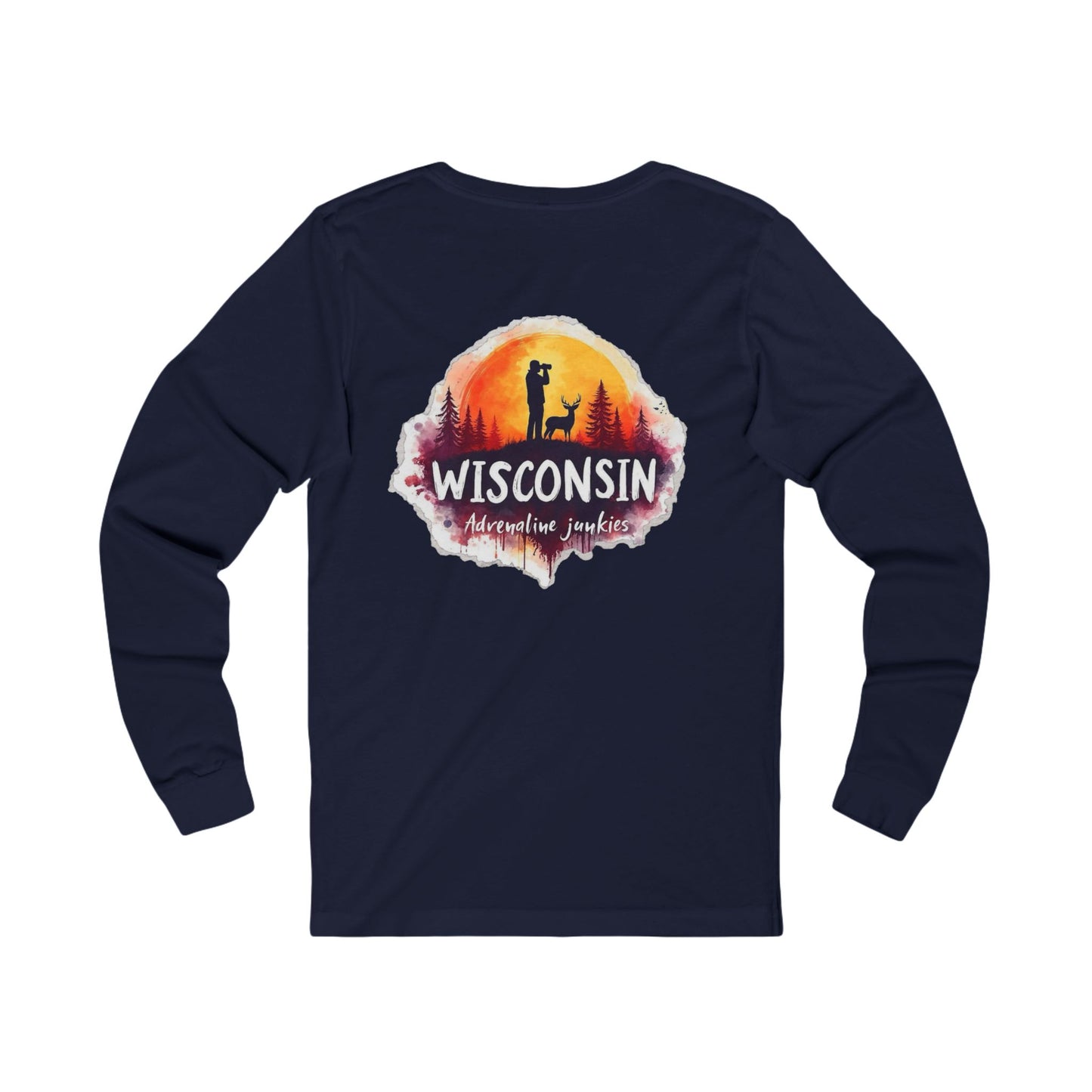 Wisconsin Adrenaline Junkies - Unisex Jersey Long Sleeve Tee