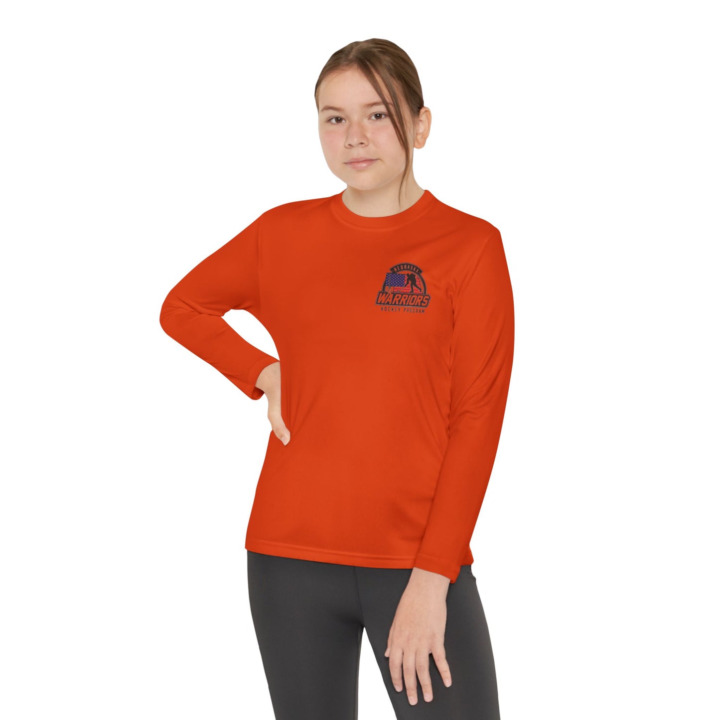 Nebraska Warriors Hockey Program Long Sleeve Tee Youth