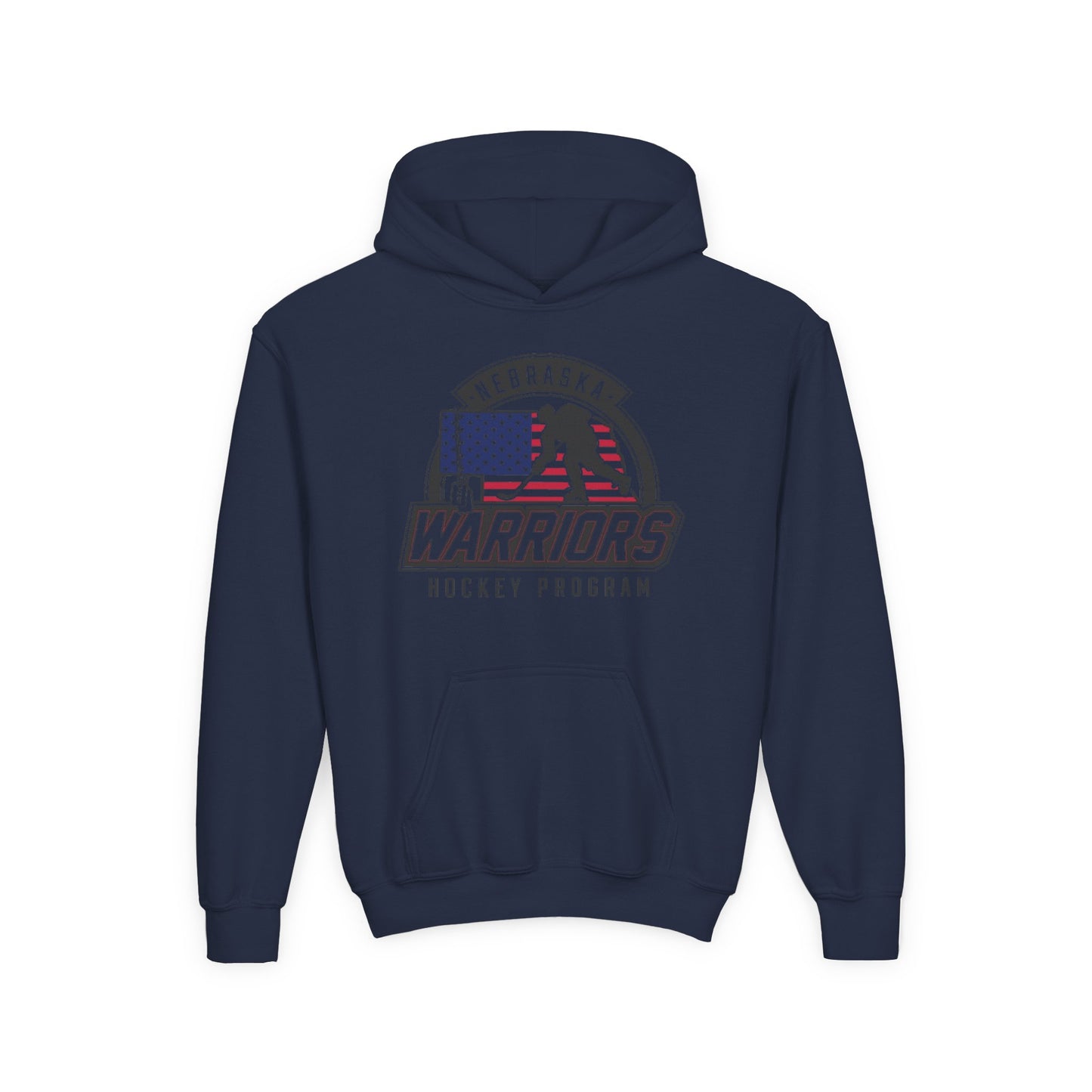 Nebraska Warriors Hockey Program Youth Hooded Sweatshirt