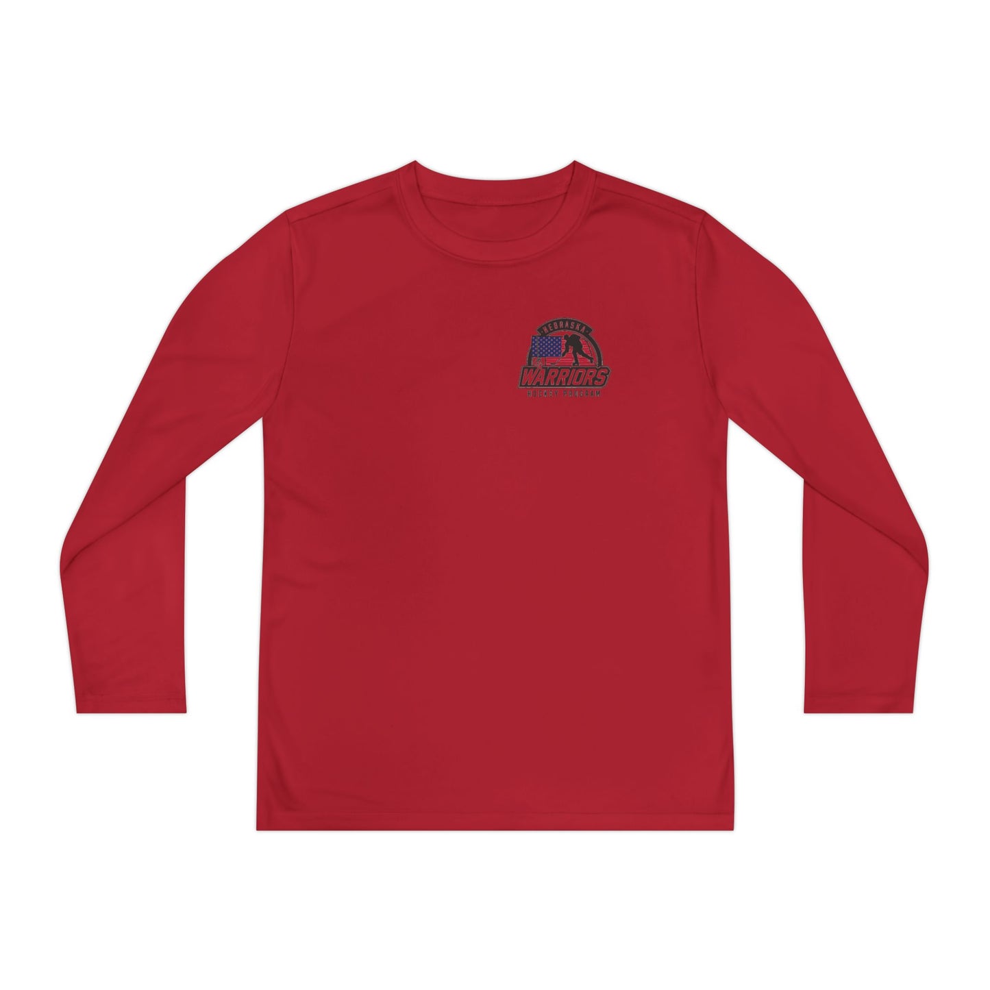 Nebraska Warriors Hockey Program Long Sleeve Tee Youth