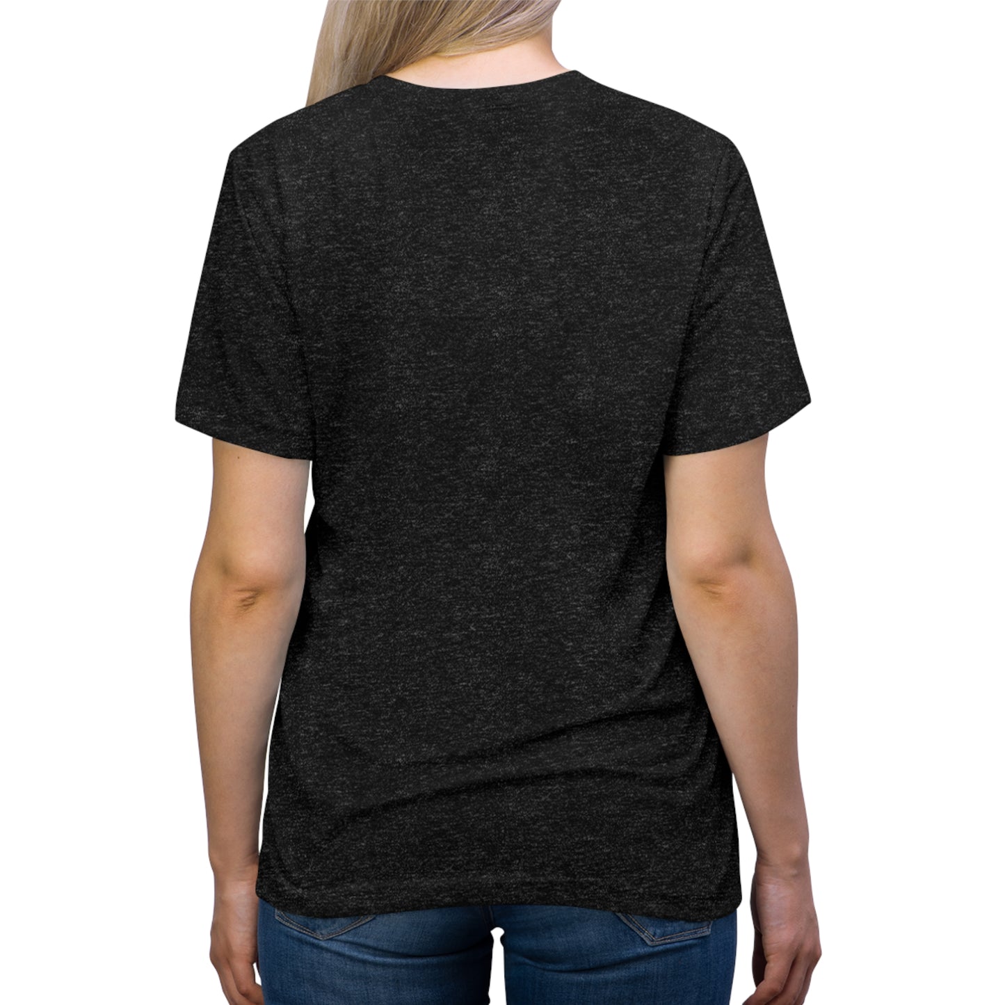 Label in neck - Template - Unisex Triblend Tee