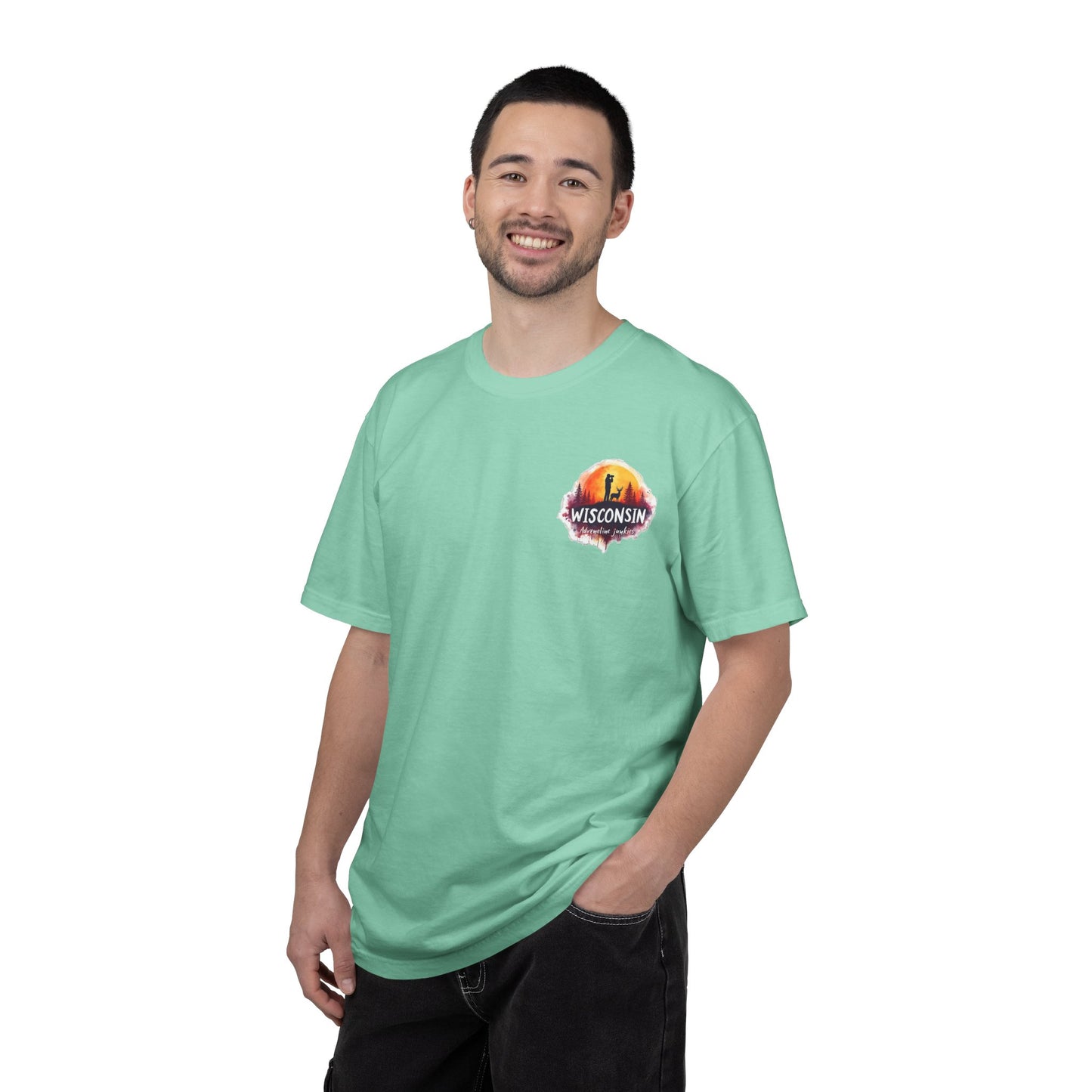 Wisconsin Adrenaline Junkies Unisex Garment-Dyed T-shirt
