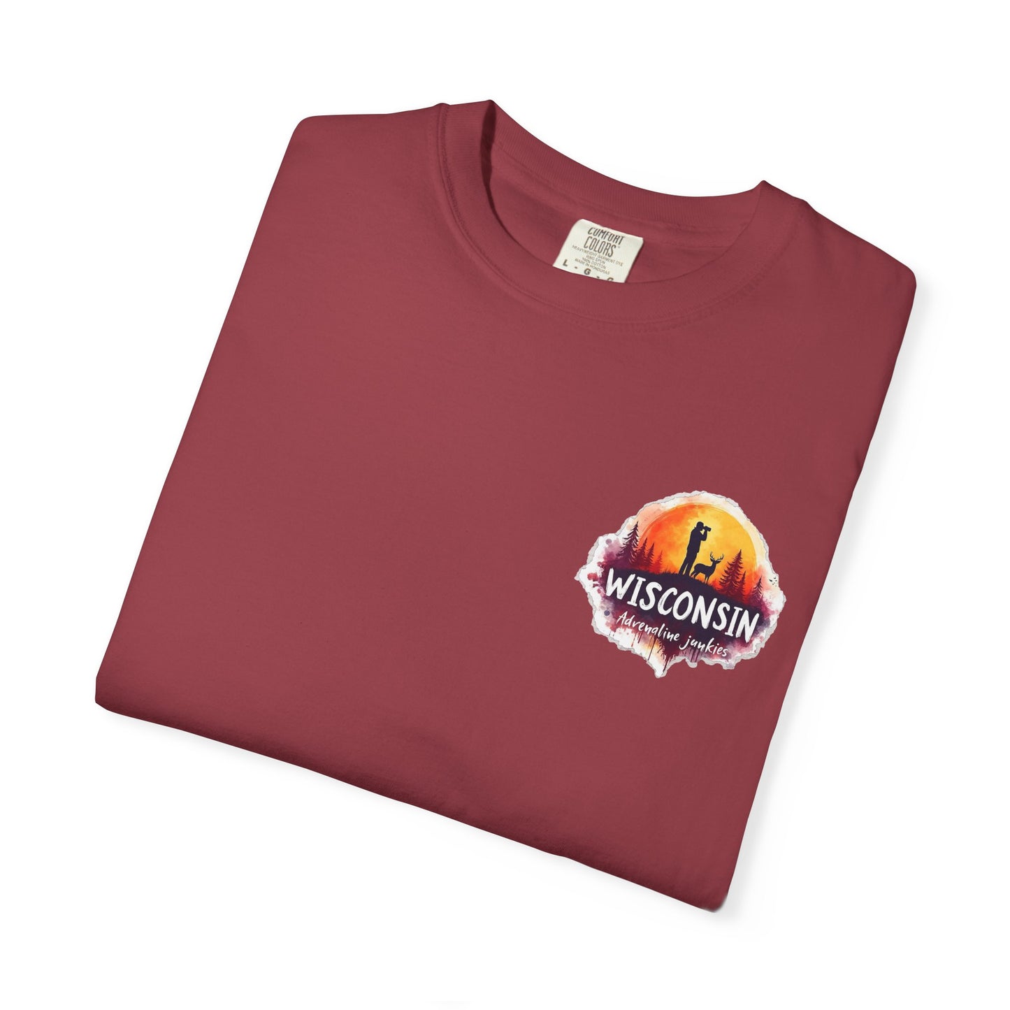 Wisconsin Adrenaline Junkies Unisex Garment-Dyed T-shirt