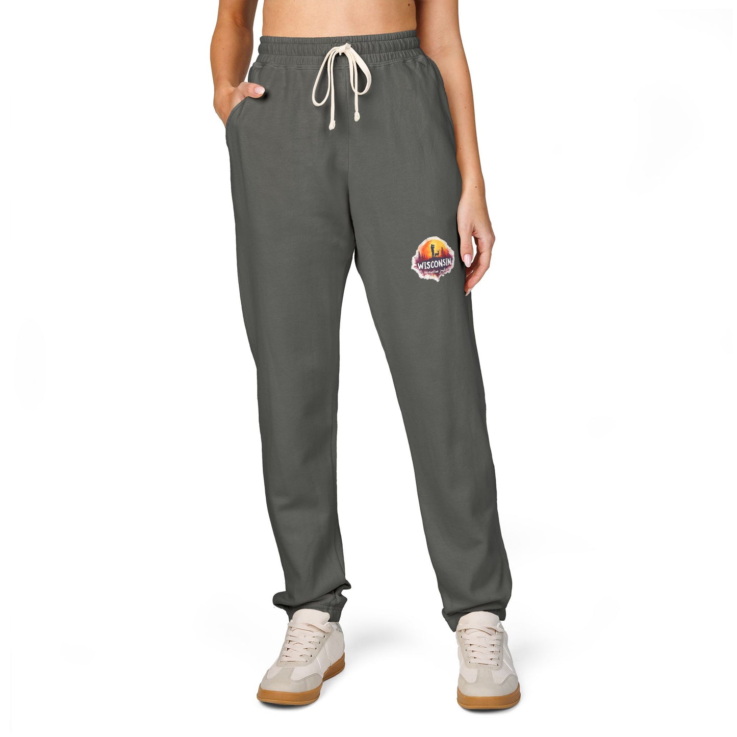 Wisconsin Adrenaline Junkies - Unisex Garment-Dyed Fleece Sweatpants