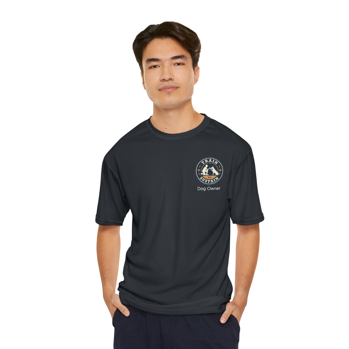 Train to Sustain - Dog Owner Performance Fitness T-Shirt
