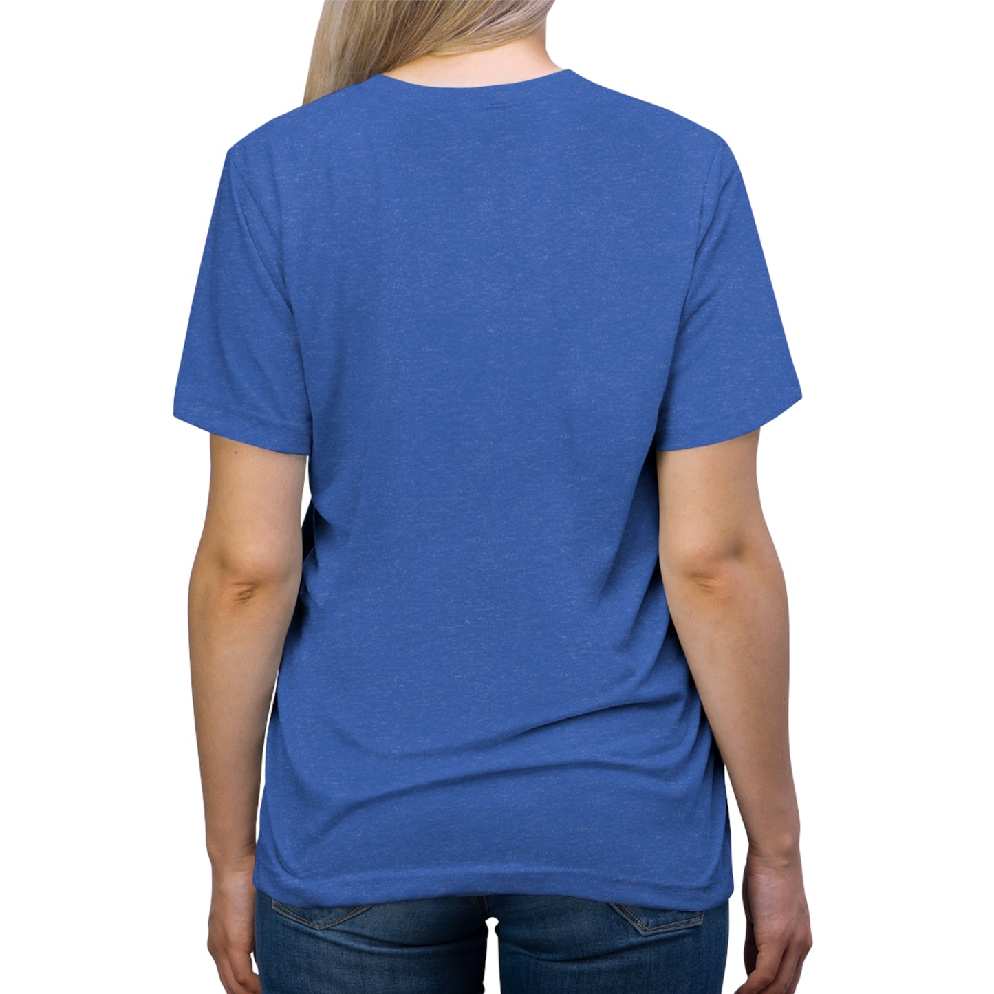 Label in neck - Template - Unisex Triblend Tee