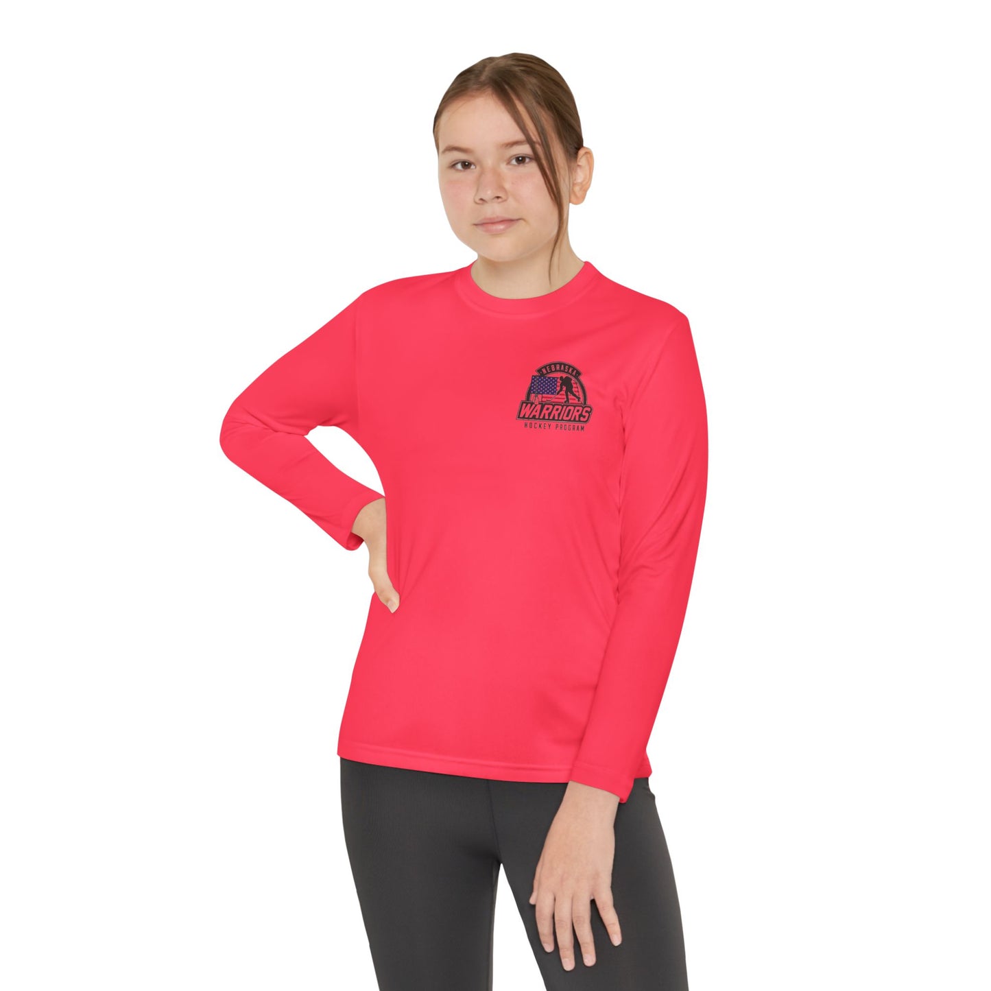 Nebraska Warriors Hockey Program Long Sleeve Tee Youth