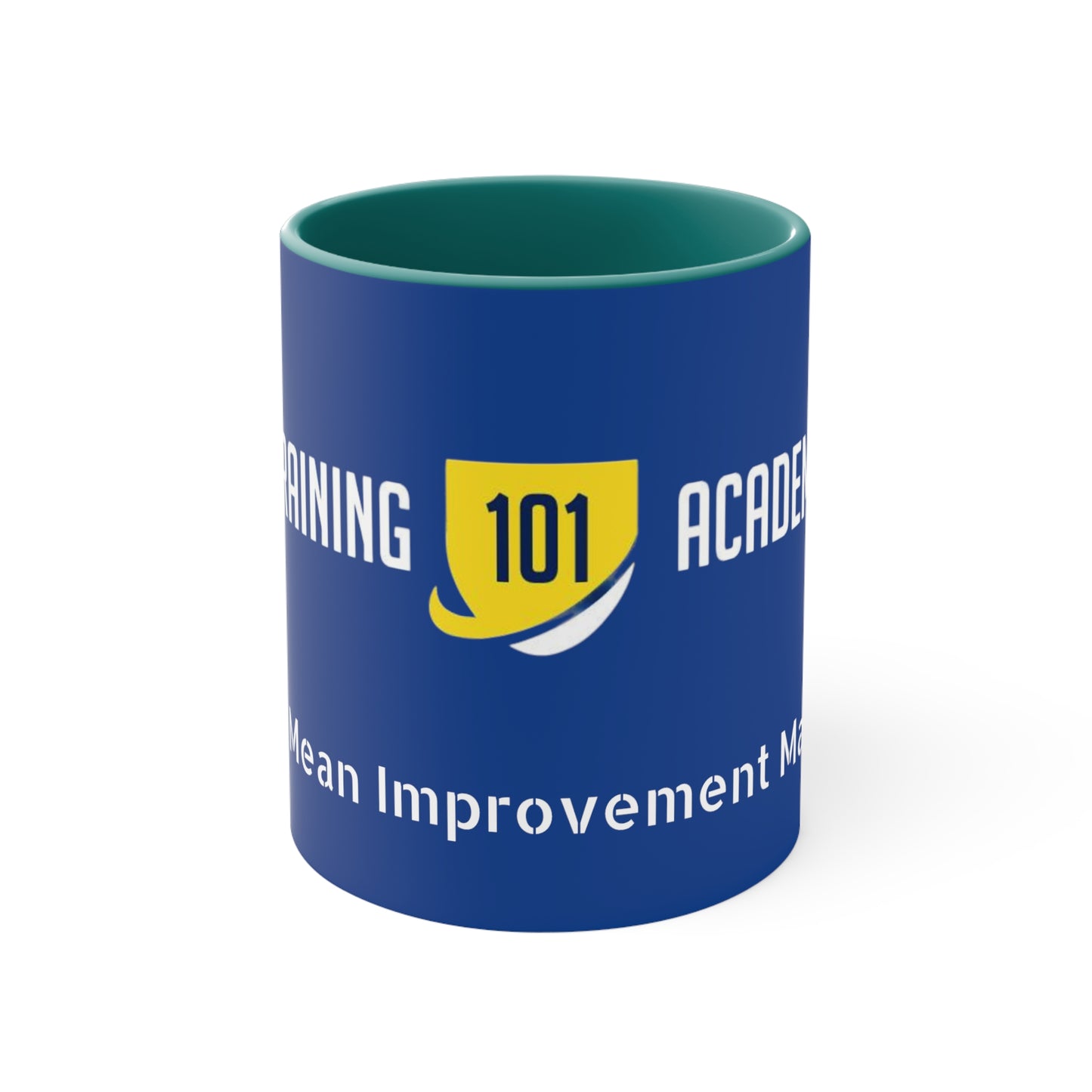 Training 101 Academy 11oz Accent Mug blue yellow