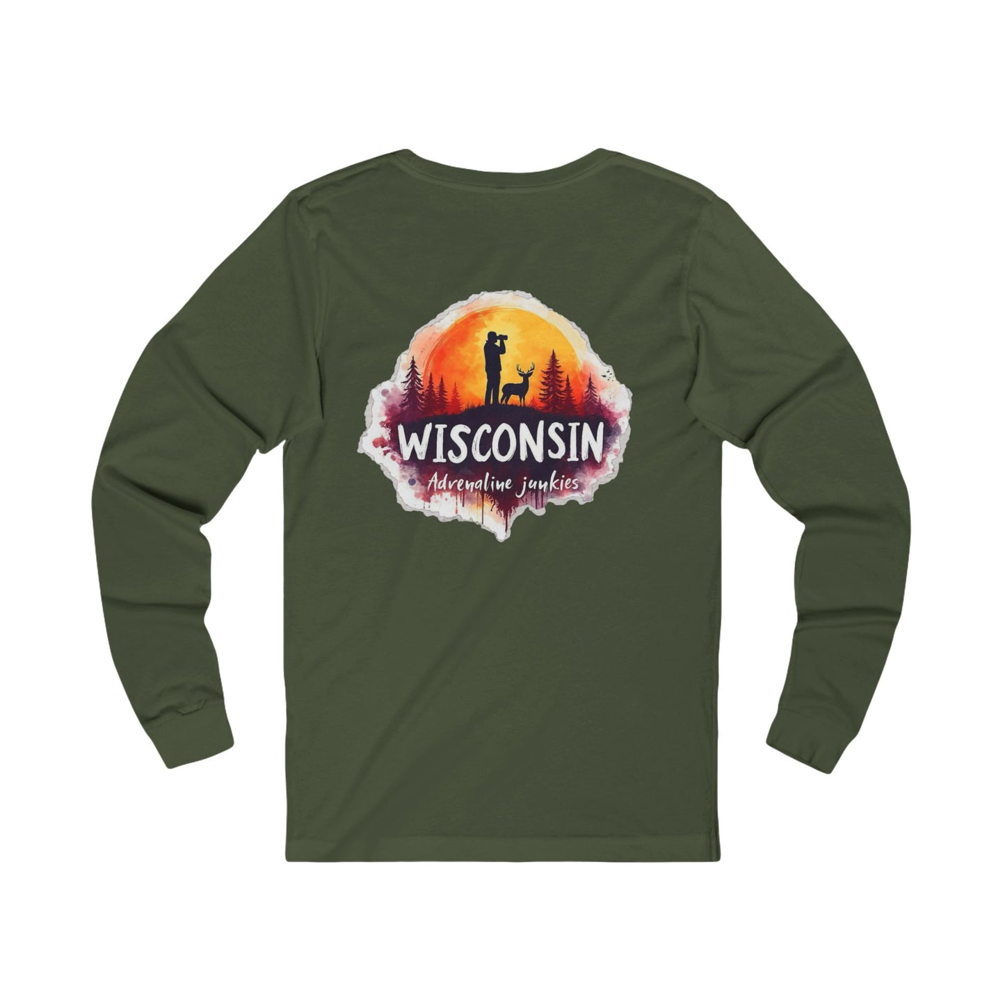 Wisconsin Adrenaline Junkies - Unisex Jersey Long Sleeve Tee