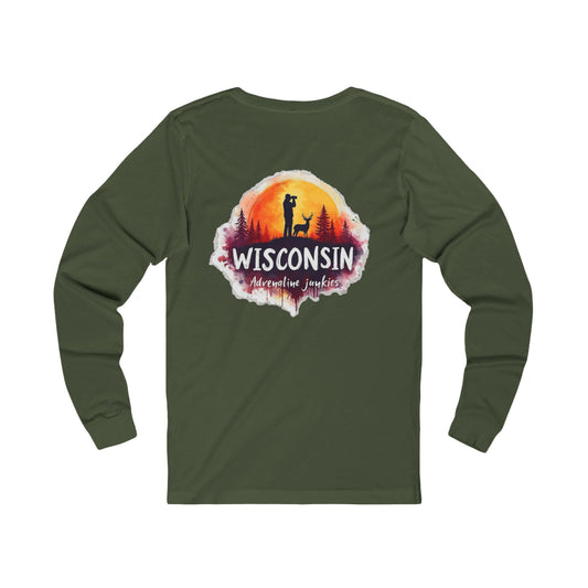 Wisconsin Adrenaline Junkies - Unisex Jersey Long Sleeve Tee