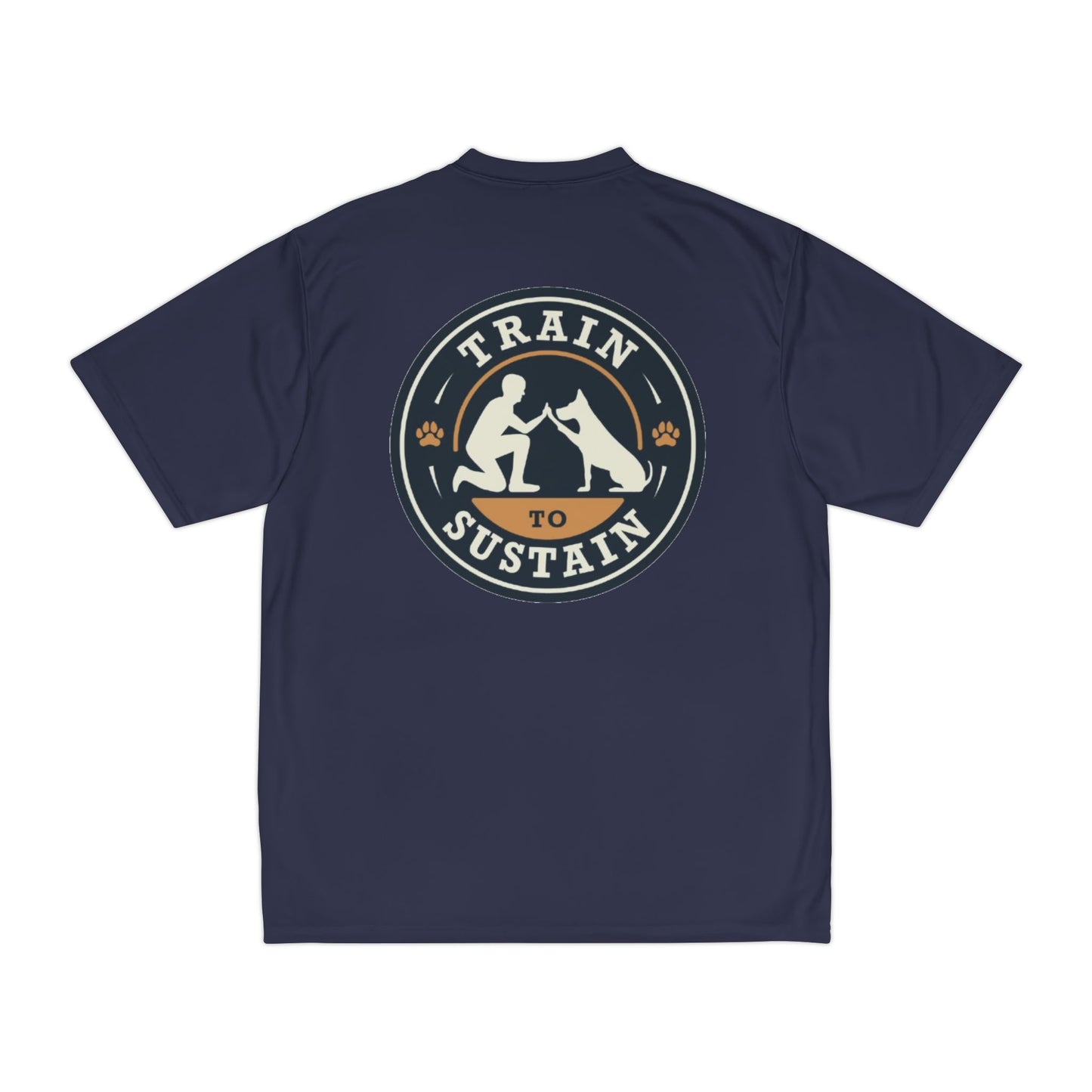 Train to Sustain - Dog Owner Performance Fitness T-Shirt