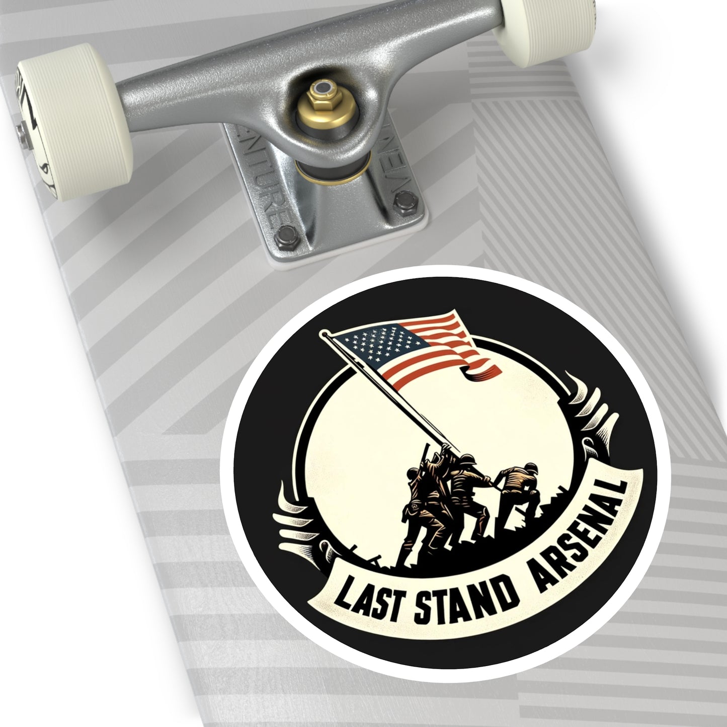 Last Stand Arsenal - All Together Round Sticker