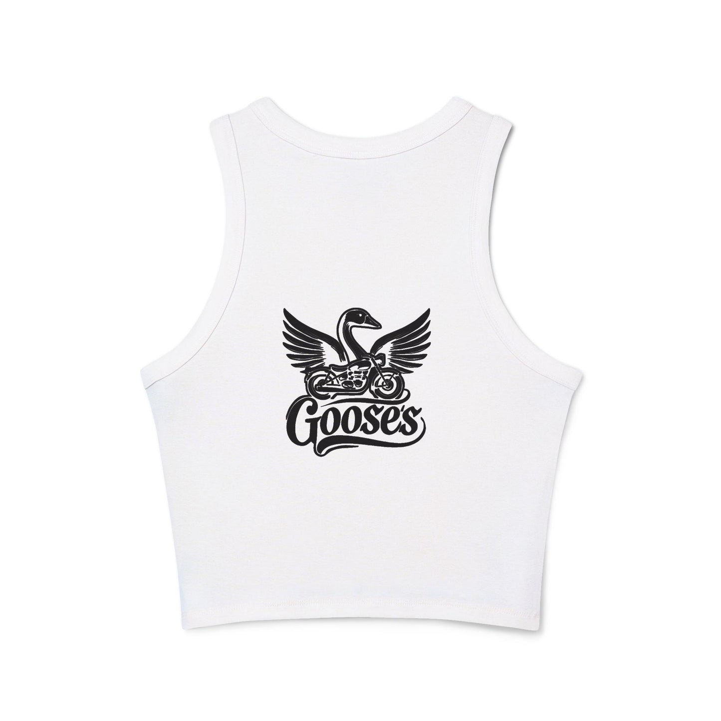 Goose's Women's Micro Rib Racer Tank Top