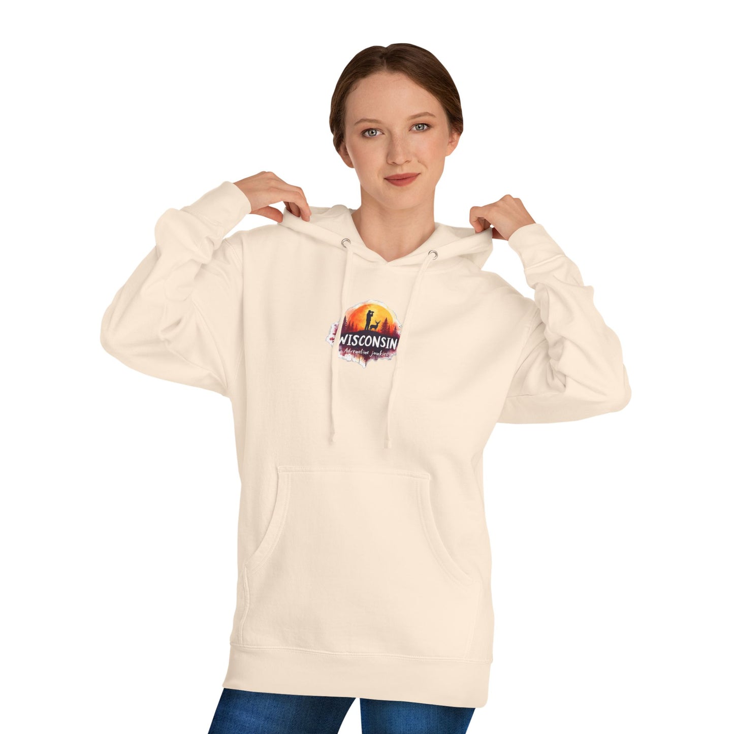Wisconsin adrenaline junkies - Unisex Hooded Sweatshirt