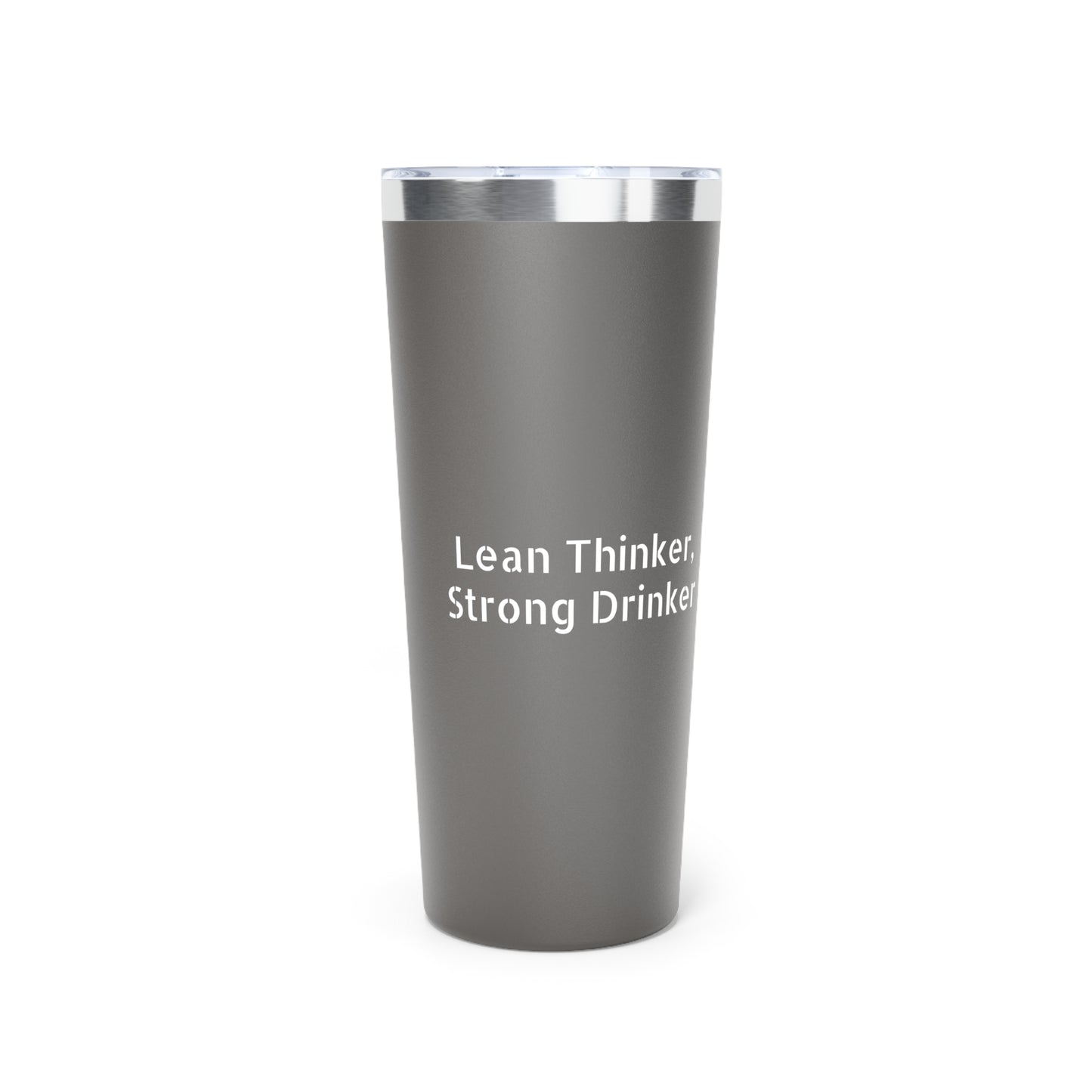 Training 101 Academy Copper Vacuum Insulated Tumbler, 22oz Lean Thinker, Strong Drinker