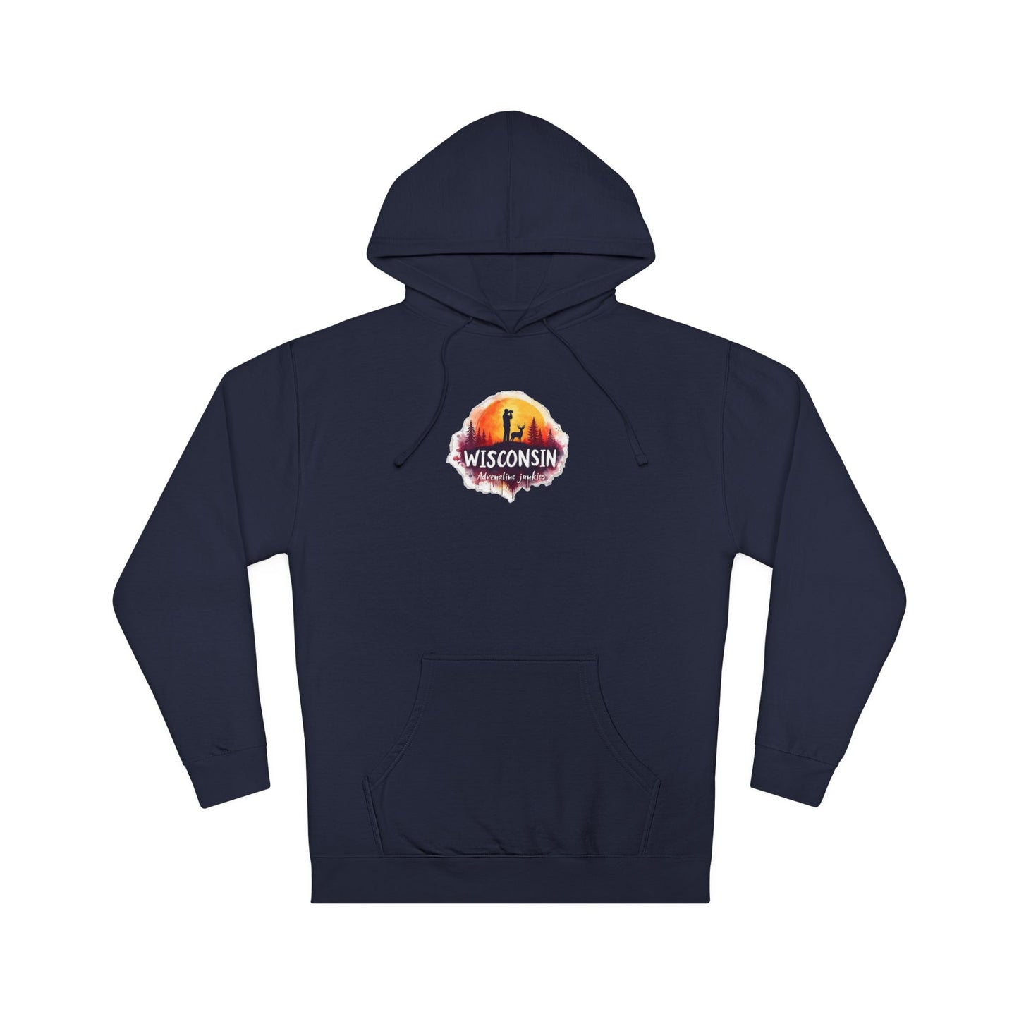 Wisconsin adrenaline junkies - Unisex Hooded Sweatshirt