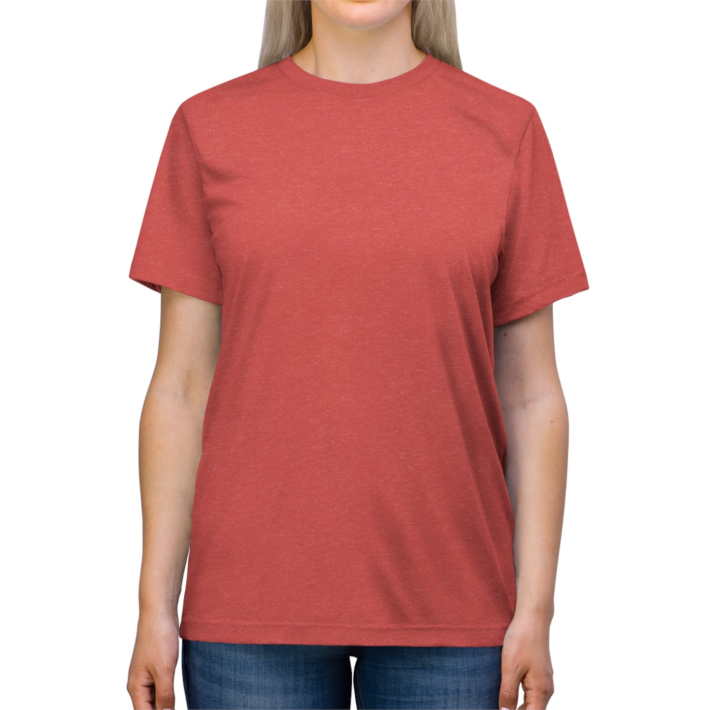 Label in neck - Template - Unisex Triblend Tee