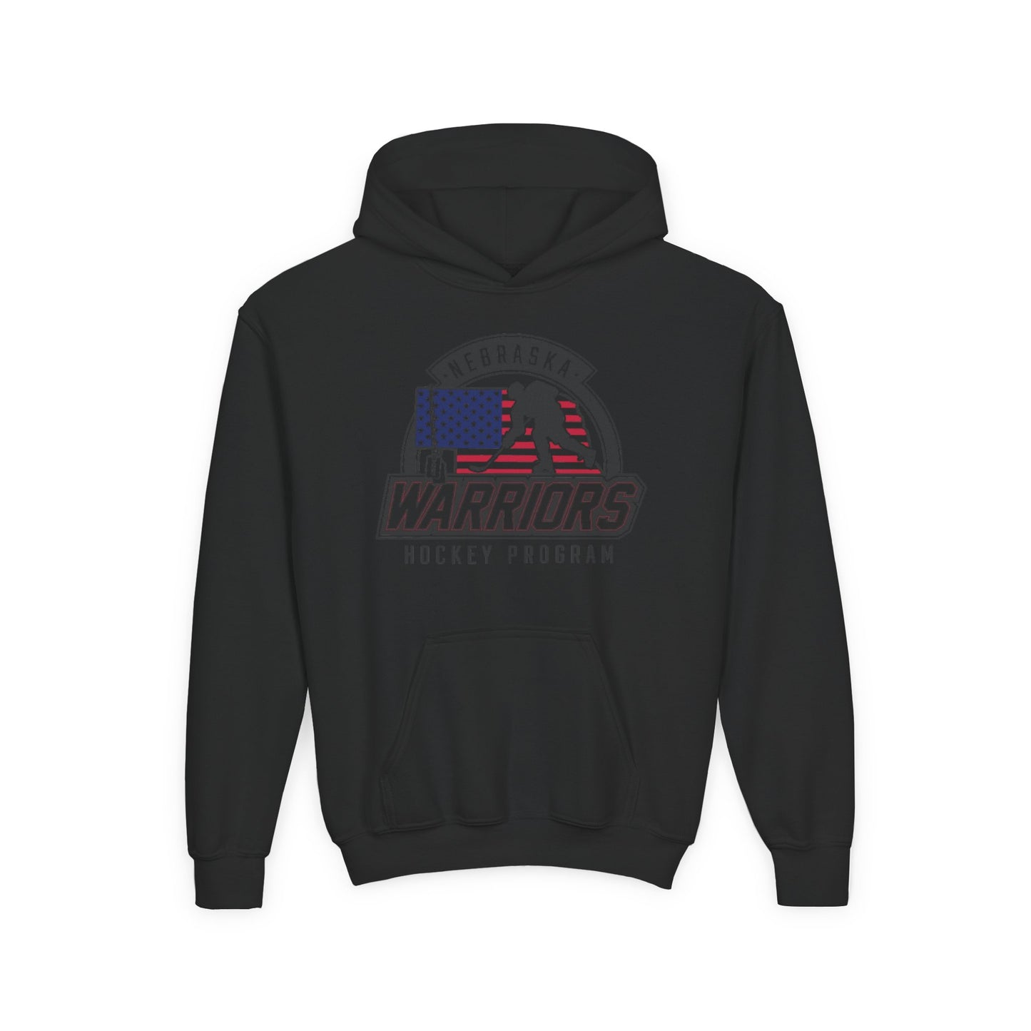 Nebraska Warriors Hockey Program Youth Hooded Sweatshirt