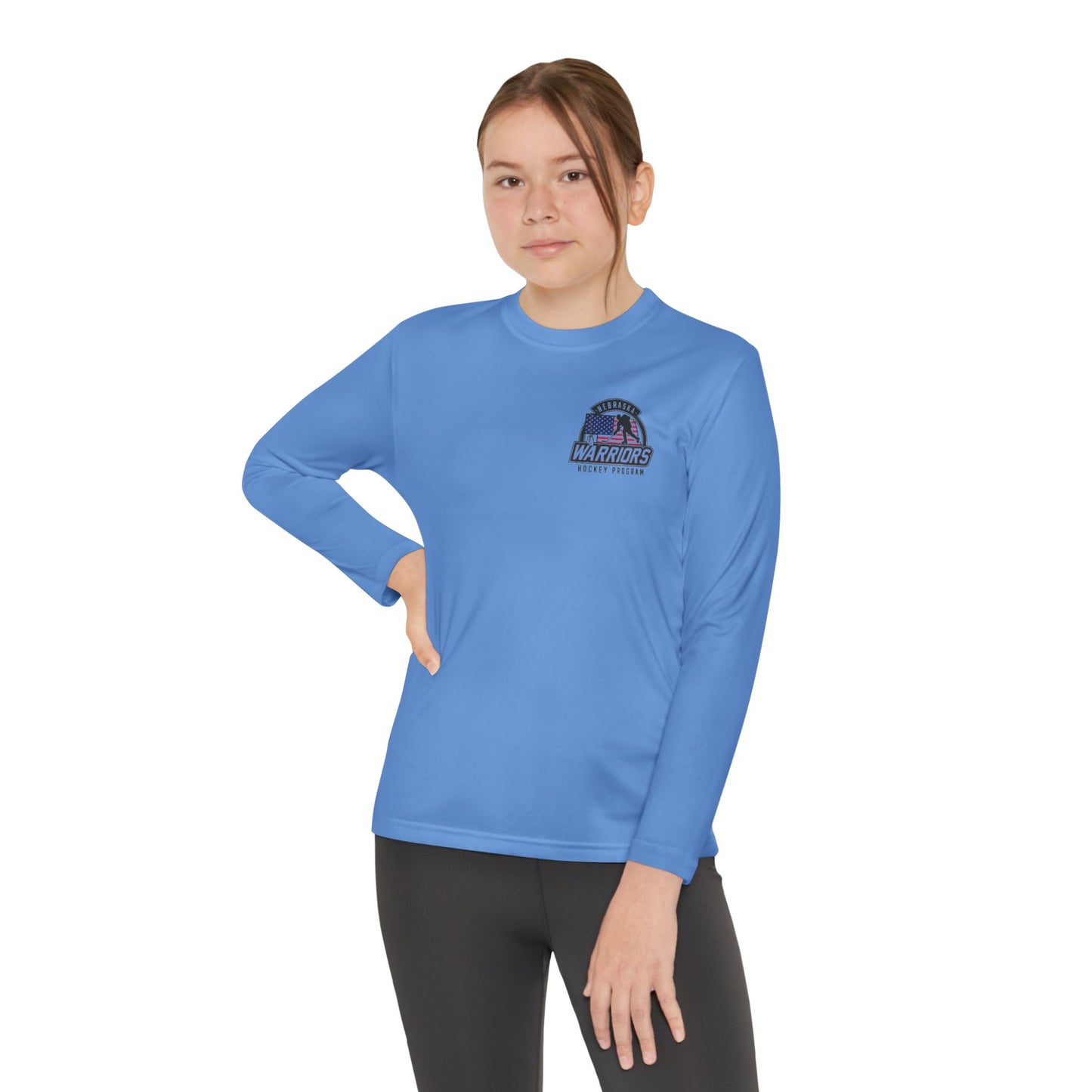 Nebraska Warriors Hockey Program Long Sleeve Tee Youth