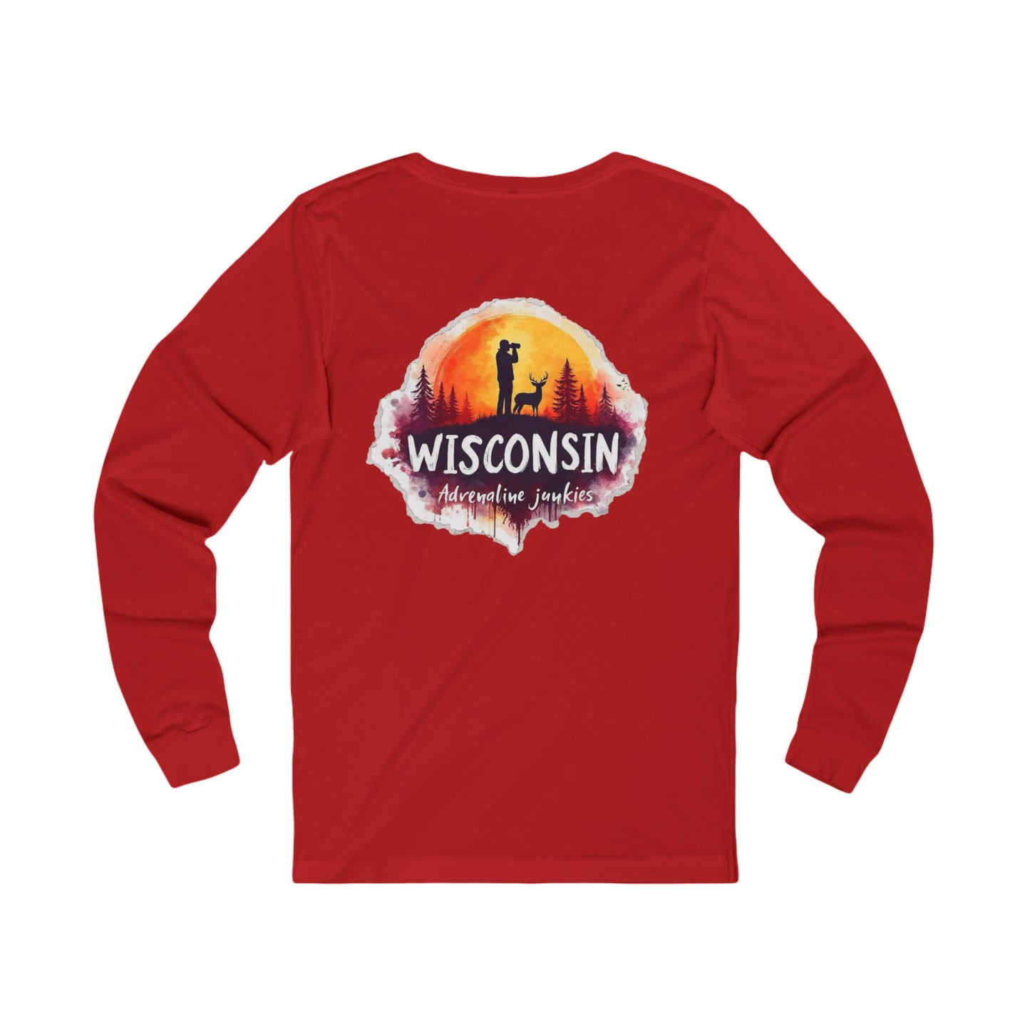 Wisconsin Adrenaline Junkies - Unisex Jersey Long Sleeve Tee