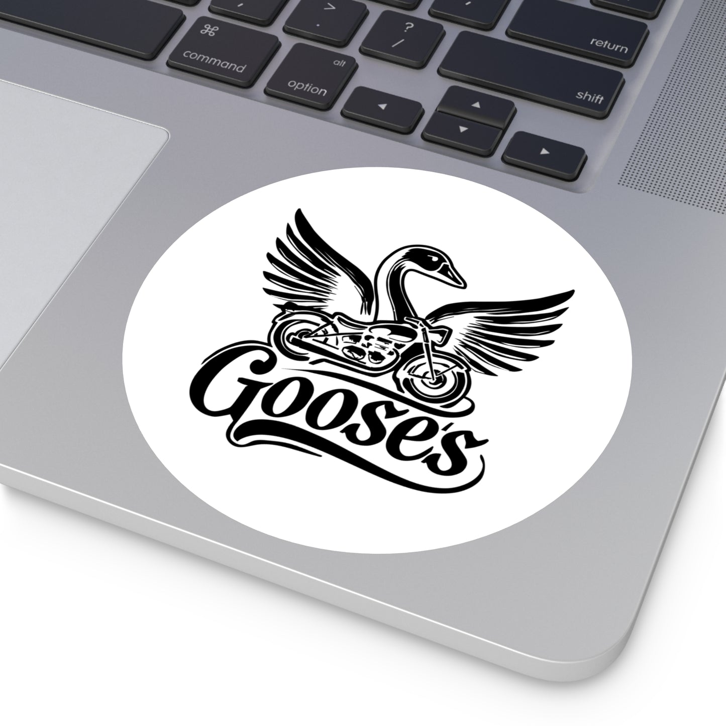 Goose’s Round Stickers, Indoor\Outdoor