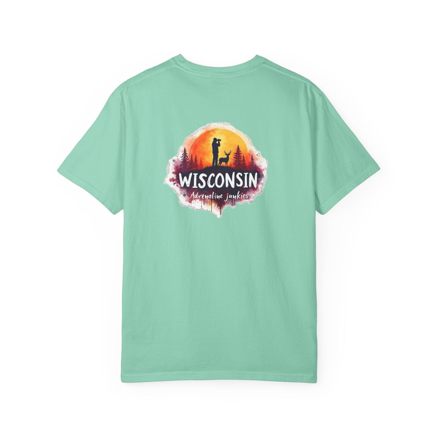 Wisconsin Adrenaline Junkies Unisex Garment-Dyed T-shirt