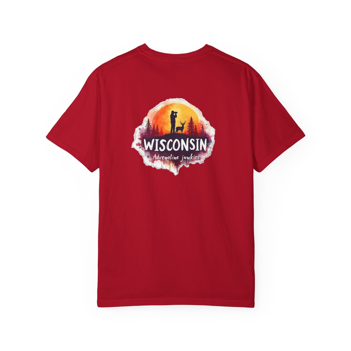 Wisconsin Adrenaline Junkies Unisex Garment-Dyed T-shirt