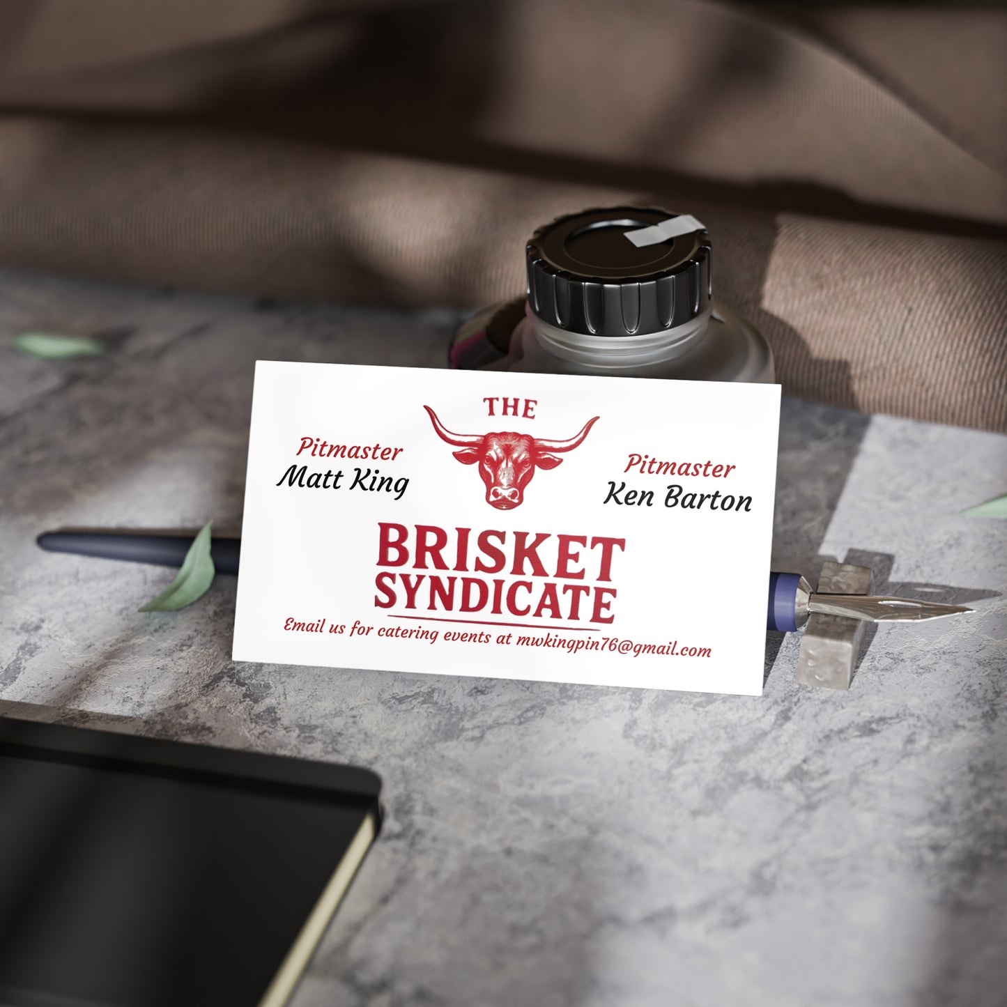 The Brisket Syndicate - Business Cards