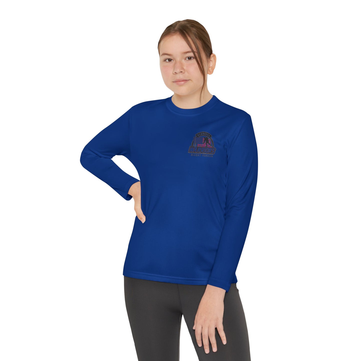 Nebraska Warriors Hockey Program Long Sleeve Tee Youth