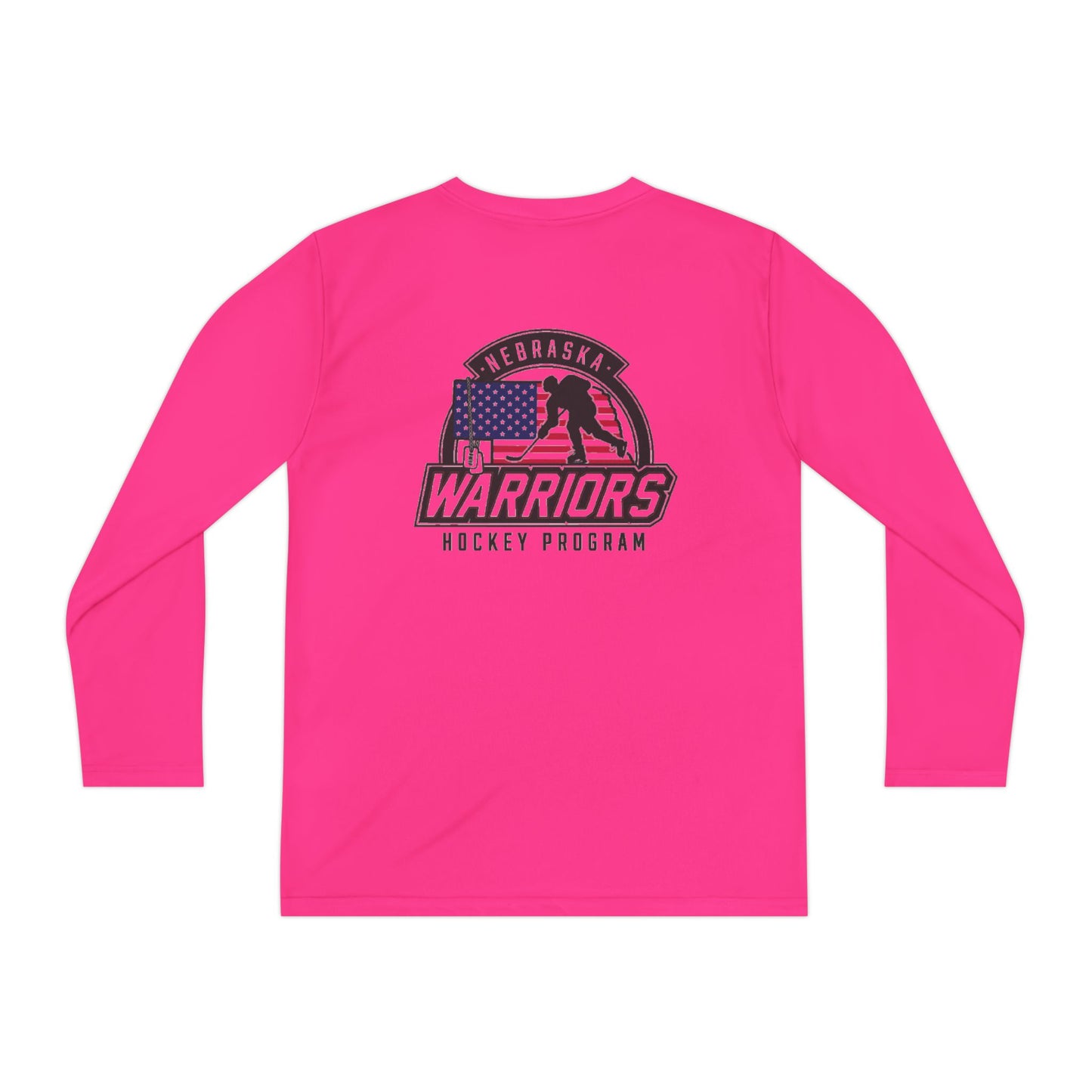 Nebraska Warriors Hockey Program Long Sleeve Tee Youth