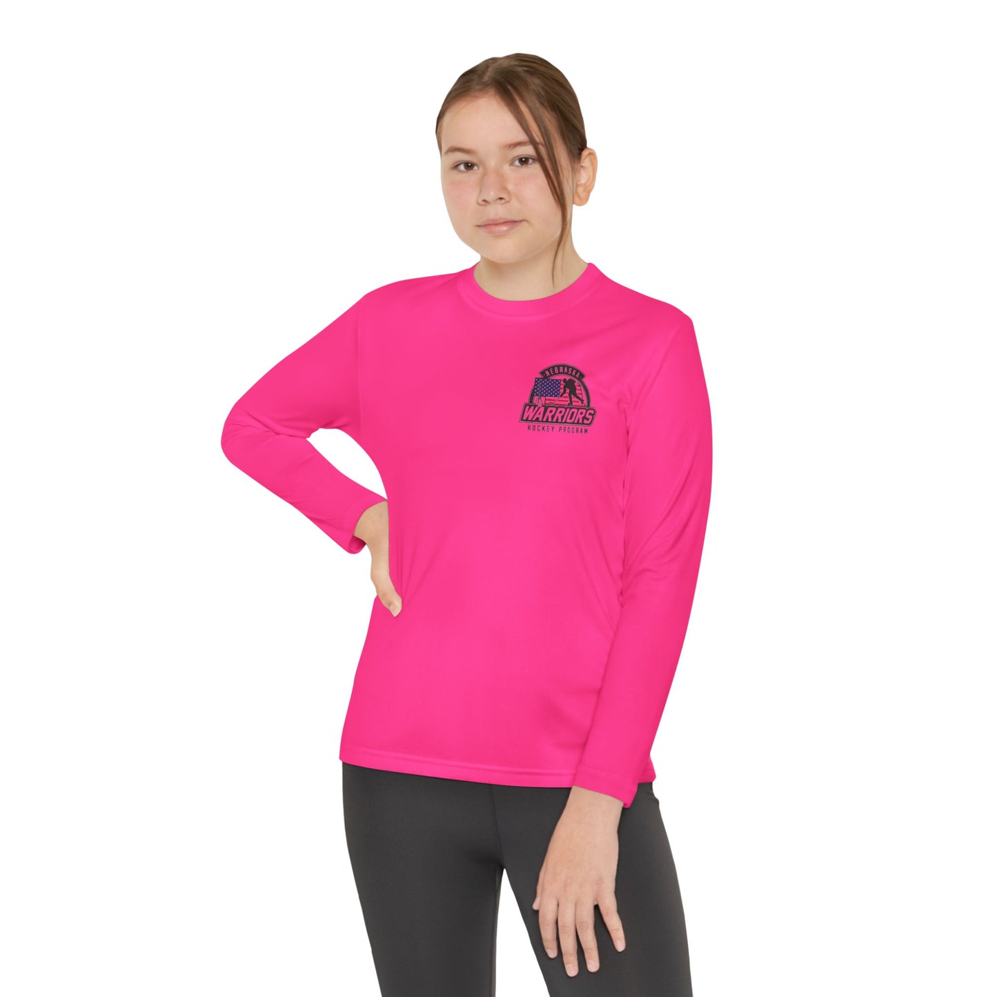 Nebraska Warriors Hockey Program Long Sleeve Tee Youth