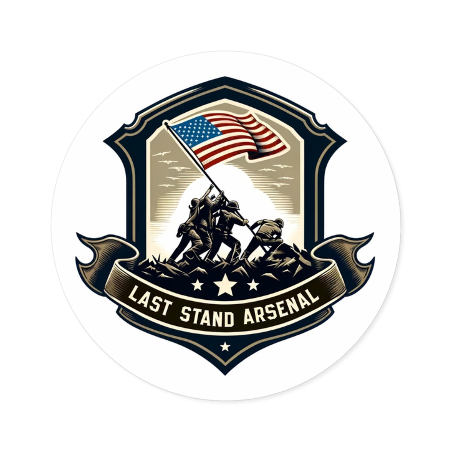 Last Stand Arsenal - Round Stickers2