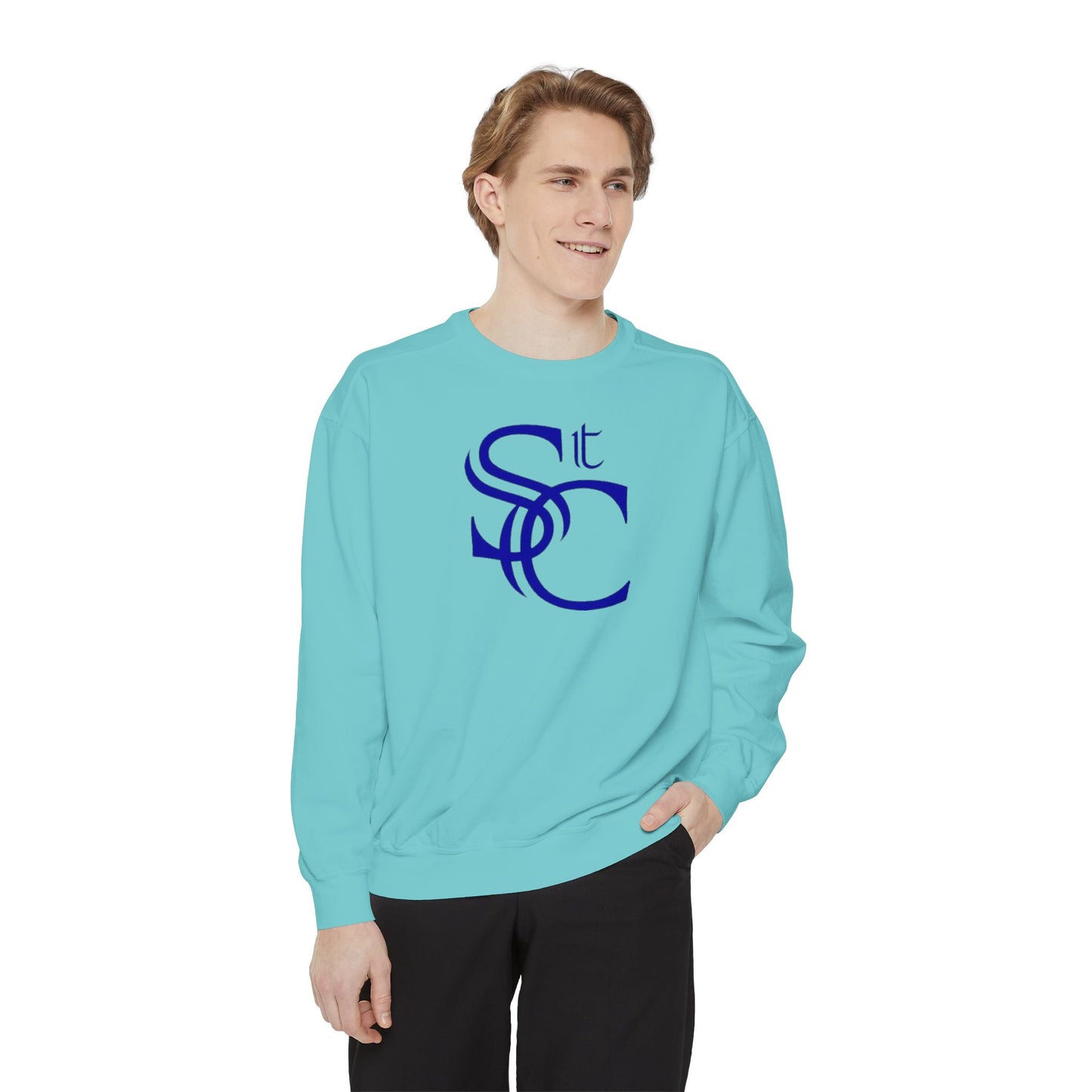St. Columbkille Crusaders - Unisex Garment-Dyed Sweatshirt