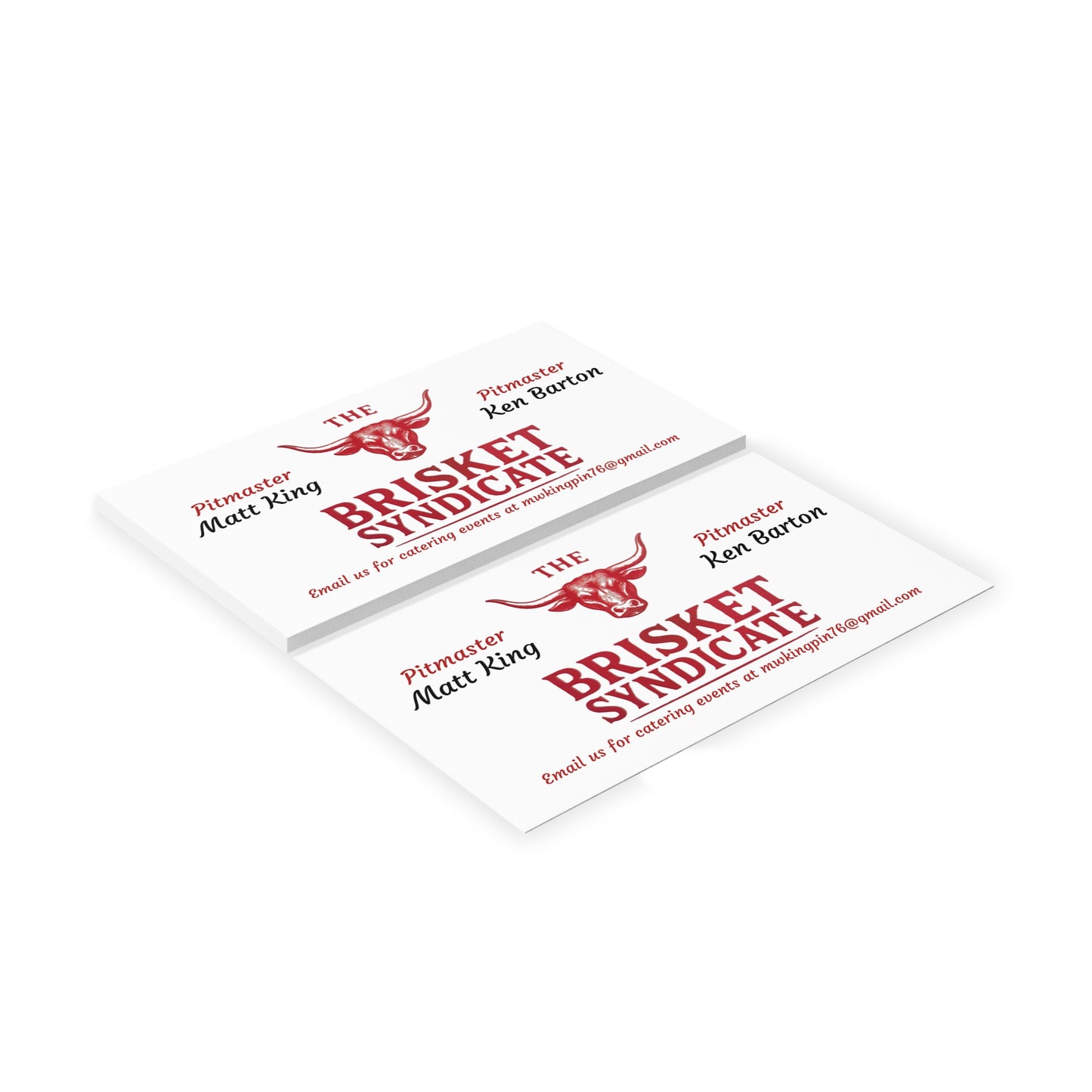 The Brisket Syndicate - Business Cards